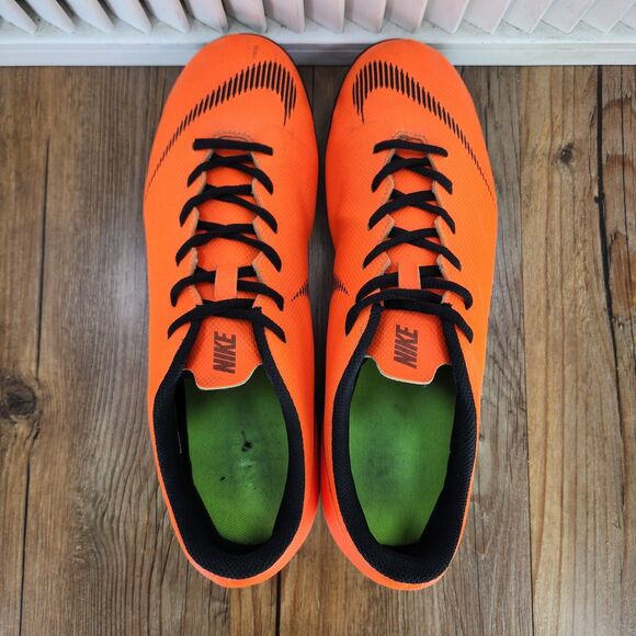 Nike Mercurial Vapor 12 Club MG/FG Mens Sz 11 Orange Soccer Cleats AH7378-810 - Picture 5 of 9